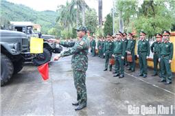 Tư lệnh Quân khu kiểm tra các đơn vị trực thuộc Cục Hậu cần - Kỹ thuật Quân khu